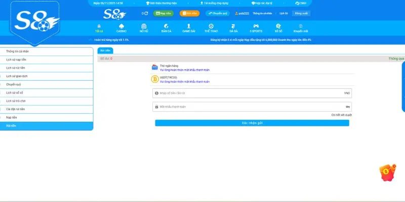 Điều kiện và các giới hạn rút tiền cơ bản