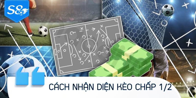 Hướng dẫn nhận diện kèo chấp 1/2 với minh họa chi tiết