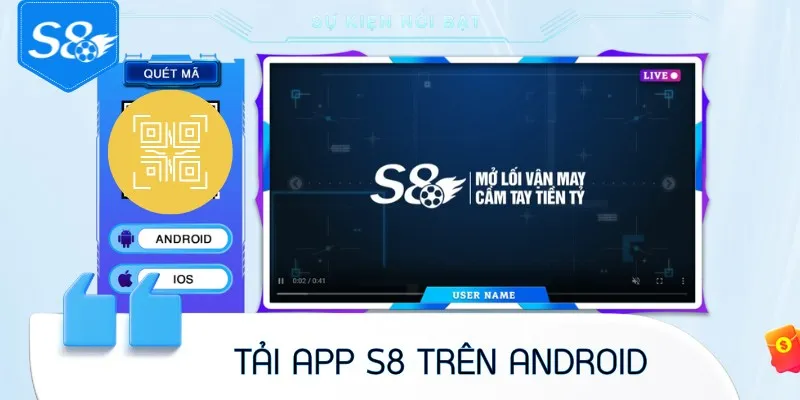 Tải app S8 trên thiết bị Android