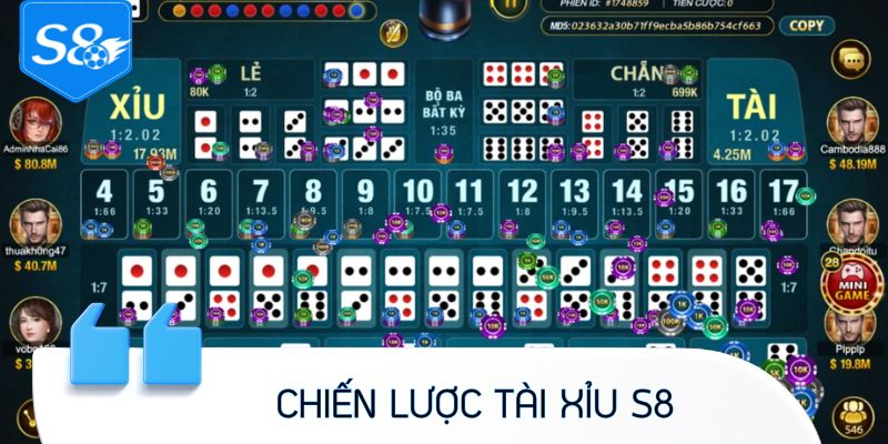 Lật ngược vận may với chiến lược tài xỉu S8 hiệu nghiệm